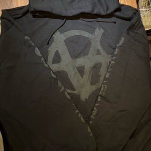 Vetements AW22 Double Anarchy Logo Hoodie BRAND NEW